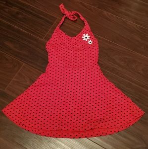 Red Halter Dress